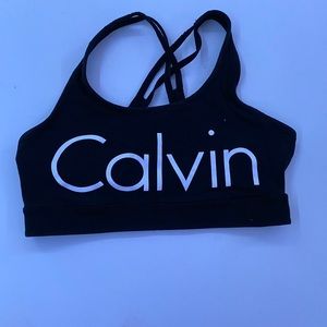 calvin klein sports bra